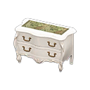 Animal Crossing Items Elegant dresser Botanical Cloth White