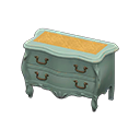 Animal Crossing Items Elegant dresser Gold diamonds Cloth Blue