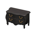 Animal Crossing Items Elegant dresser None Cloth Black