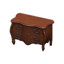 Animal Crossing Items Elegant dresser None Cloth Brown