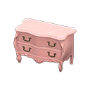 Animal Crossing Items Elegant dresser None Cloth Pink