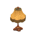 Animal Crossing Items Elegant lamp Gold diamonds Fabric Brown