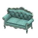 Animal Crossing Items Elegant sofa Blue roses Fabric Blue