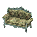 Animal Crossing Items Elegant sofa Botanical Fabric Blue