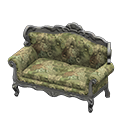 Animal Crossing Items Elegant sofa Botanical Fabric Silver