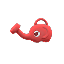 Animal Crossing Items Elephant Watering Can Red