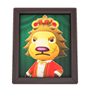 Animal Crossing Items Elvis'S Photo Dark Wood