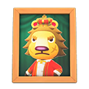 Animal Crossing Items Elvis'S Photo Natural Wood