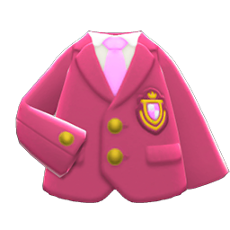 Animal Crossing Items Emblem Blazer Berry red