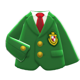 Animal Crossing Items Emblem Blazer Green