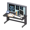 Animal Crossing Items Examination-room desk Animal Radiogram Black