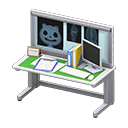 Animal Crossing Items Examination-room desk Animal Radiogram Green mat