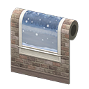 Animal Crossing Items Switch Recipe falling-snow wall