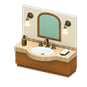 Animal Crossing Items Fancy bathroom vanity Natural