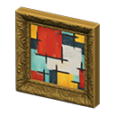 Animal Crossing Items Fancy frame Abstract painting Art genre Gold