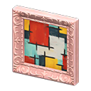 Animal Crossing Items Fancy frame Abstract painting Art genre Pink