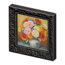 Animal Crossing Items Fancy frame Still life Art genre Black