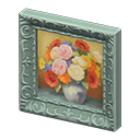 Animal Crossing Items Fancy frame Still life Art genre Green