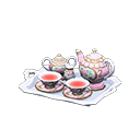 Animal Crossing Items Fancy tea set Pink