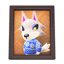 Animal Crossing Items Fang'S Photo Dark Wood