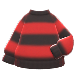 Animal Crossing Items Faux-hair Sweater Red