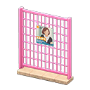 Animal Crossing Items Fence PR poster Sign Pink