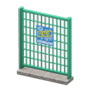 Animal Crossing Items Fence Recruitment ad Sign Green