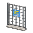 Animal Crossing Items Fence Recruitment ad Sign Silver