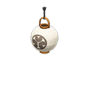 Animal Crossing Items Festival lantern Crest Lantern pattern Brass