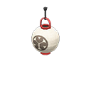 Animal Crossing Items Festival lantern Crest Lantern pattern Red