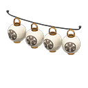 Animal Crossing Items Festival-lantern set Crest Lantern pattern Brass