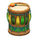 Animal Crossing Items Festivale drum Green