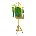 Animal Crossing Items Festivale flag Green