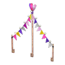 Animal Crossing Items Festivale garland Purple