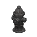 Animal Crossing Items Fire hydrant Black