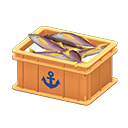 Animal Crossing Items Fish container Anchor Label Orange