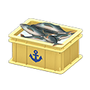 Animal Crossing Items Fish container Anchor Label Yellow