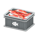 Animal Crossing Items Fish container Fish Label Gray