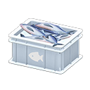 Animal Crossing Items Fish container Fish Label White