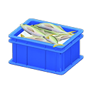 Animal Crossing Items Fish container None Label Blue