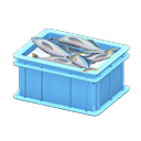 Animal Crossing Items Fish container None Label Light blue