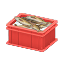 Animal Crossing Items Fish container None Label Red