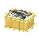 Animal Crossing Items Fish container None Label Yellow