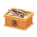 Animal Crossing Items Fish container Sakana (Fish) Label Orange