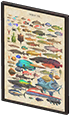 Animal Crossing Items Switch Fish poster