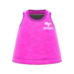 Animal Crossing Items Fitness Tank Pink