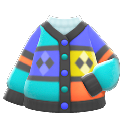 Animal Crossing Items Flashy Cardigan Blue