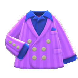 Animal Crossing Items Flashy Jacket Purple