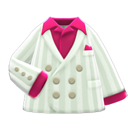 Animal Crossing Items Flashy Jacket White