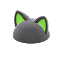 Animal Crossing Items flashy pointy-ear animal hat Black